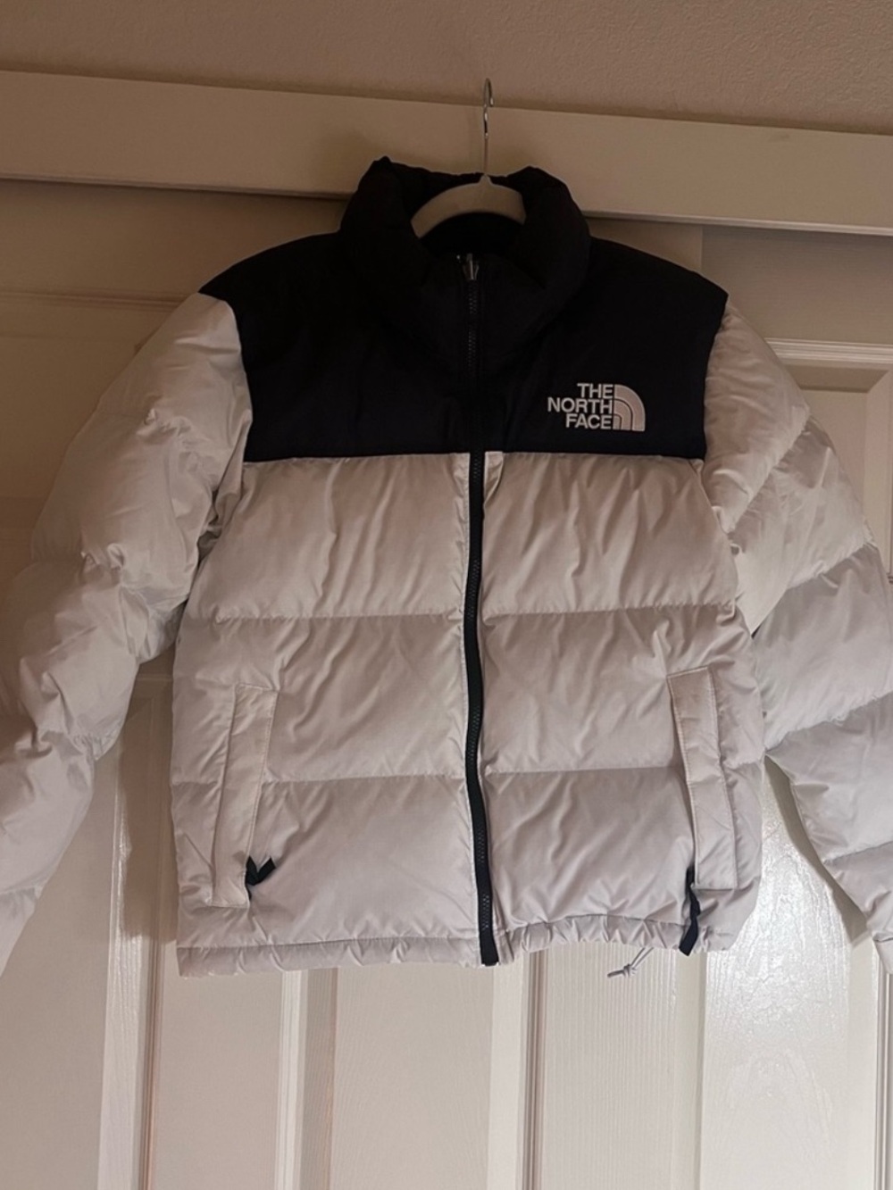 The North Face 1996 Retro Nuptse Jacket Gardenia White/TNF Black Small - Picture 14 of 16